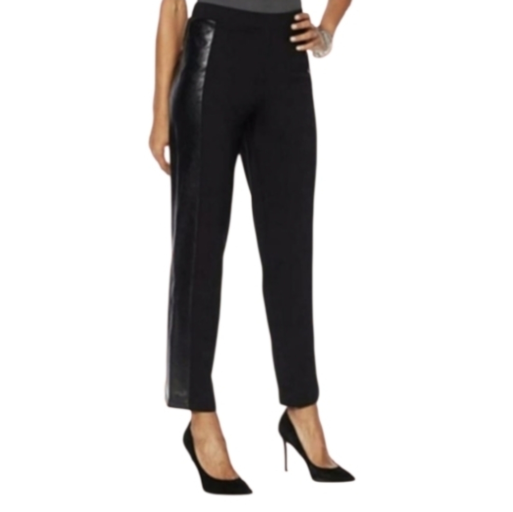 - Stinky Brand faux leather straight leg soft Rayon Large Women's